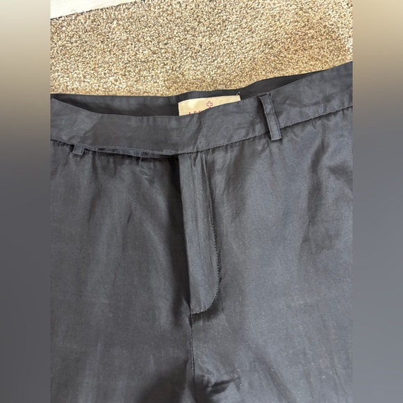 A.F. VANDEVORST Black Silk Button Side Straight Belgian Designer EU 38/US 6/8 - Picture 2 of 14